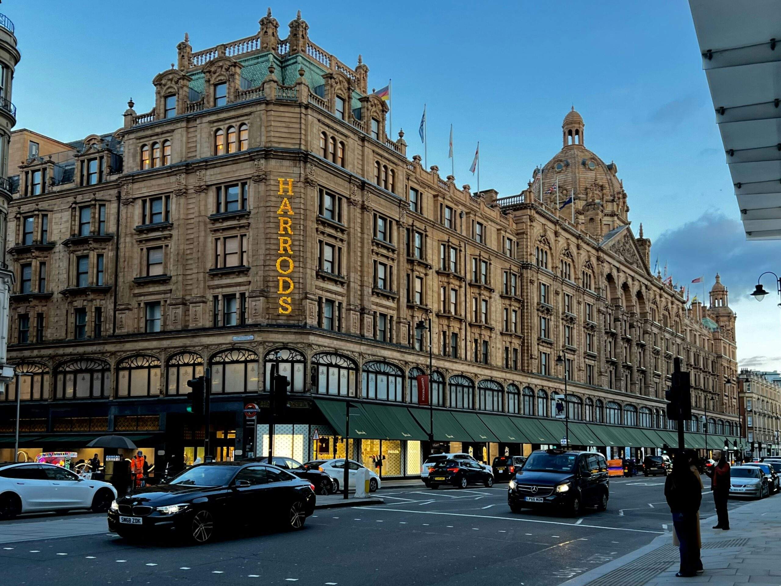 Photograph of Harrod's store in London
