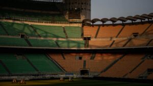 Football stadium breach
