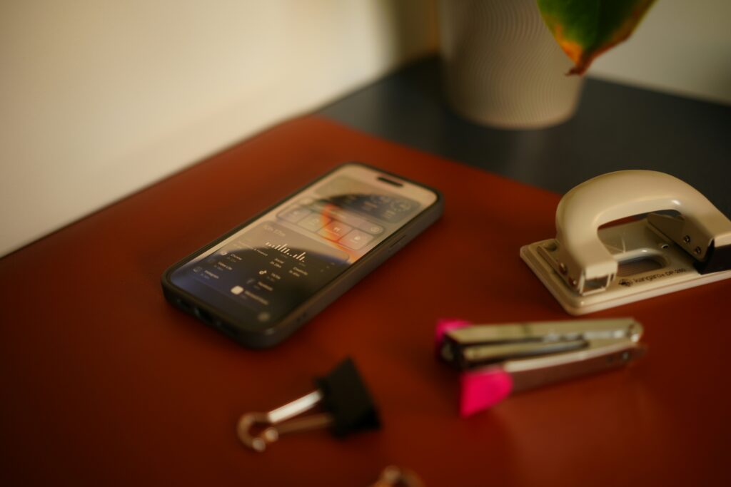 assets left behind on desk available for anyone to take