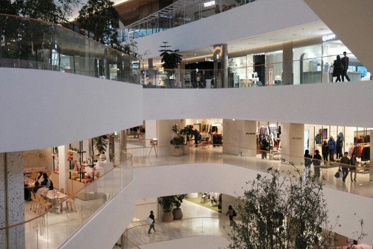 Multitude of shops