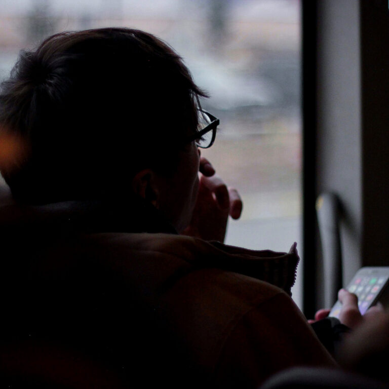 man using a mobile phone